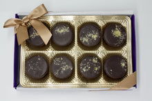 Load image into Gallery viewer, Vegan Dark Chocolate Saffron Pistachio Cup - 8 Piece Gift Box
